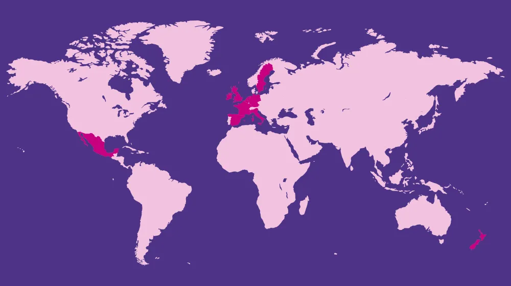 Internationella presentkort för mer än 10 länder