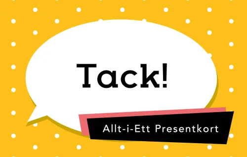 Tack Allt-i-Ett Presentkort