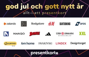 God Jul och Gott Nytt År presentkort