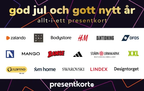 God Jul och Gott Nytt År presentkort