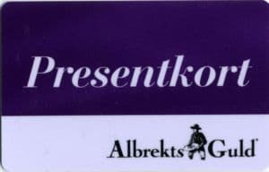Albrekts Guld presentkort